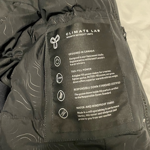 Aritzia TNA Bancroft Parka Down Winter Jacket Black L - Picture 12 of 13